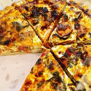 Roasted Veggies quiche